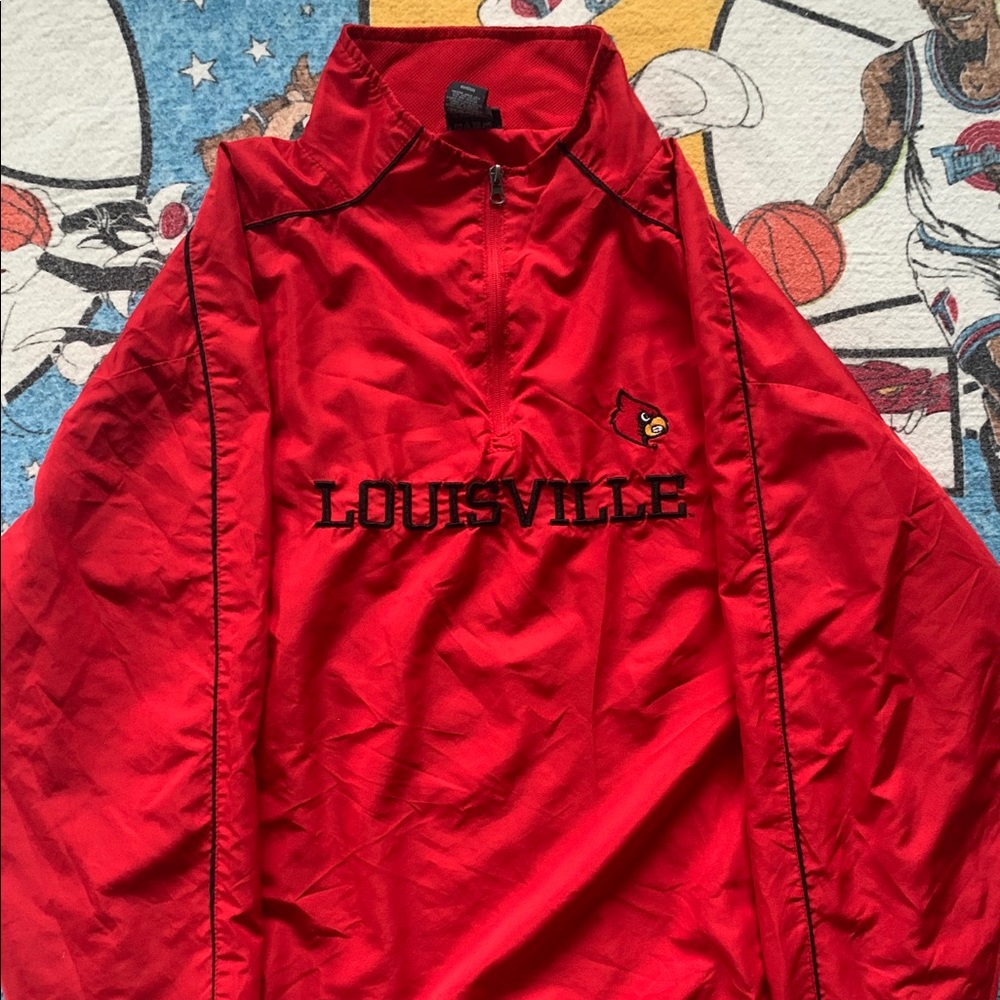 VINTAGE Pro Edge LOUISVILLE CARDINALS PULLOVER
